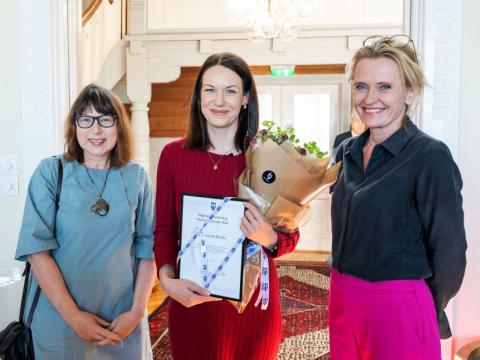 Sabine Leskopf, Katarzyna Beata Kubis og Heiða Björg Hilmisdóttir