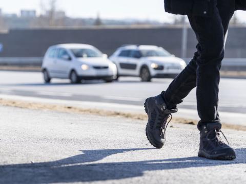 Pedestrians and traffic