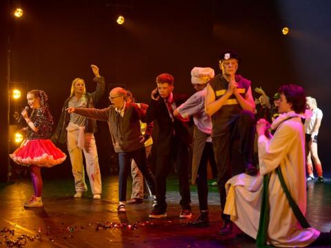 Árbæjarskóli's performance in Skrekkur 2025.