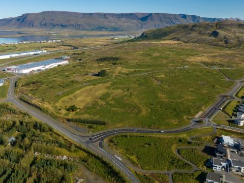 loftmynd yfir Úlfarsfell