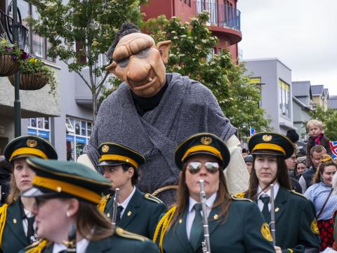 Tufti in the parade
