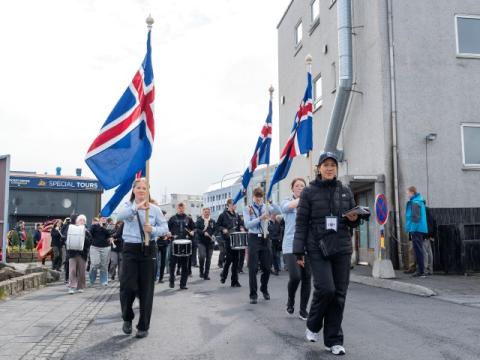 Skrúðganga á Sjómannadaginn