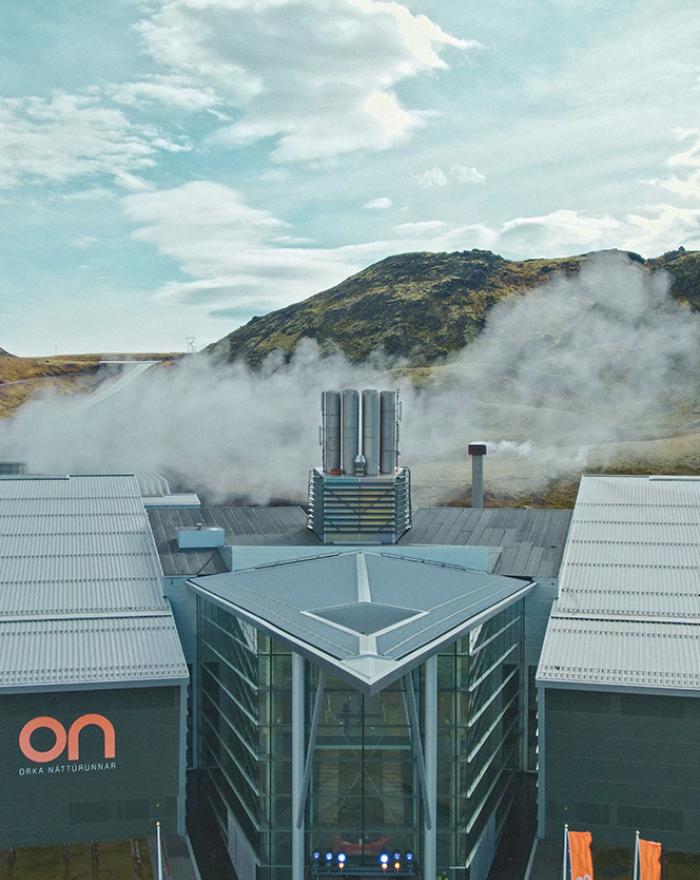 Húsnæði ON við Hellisheiðarvirkjun.