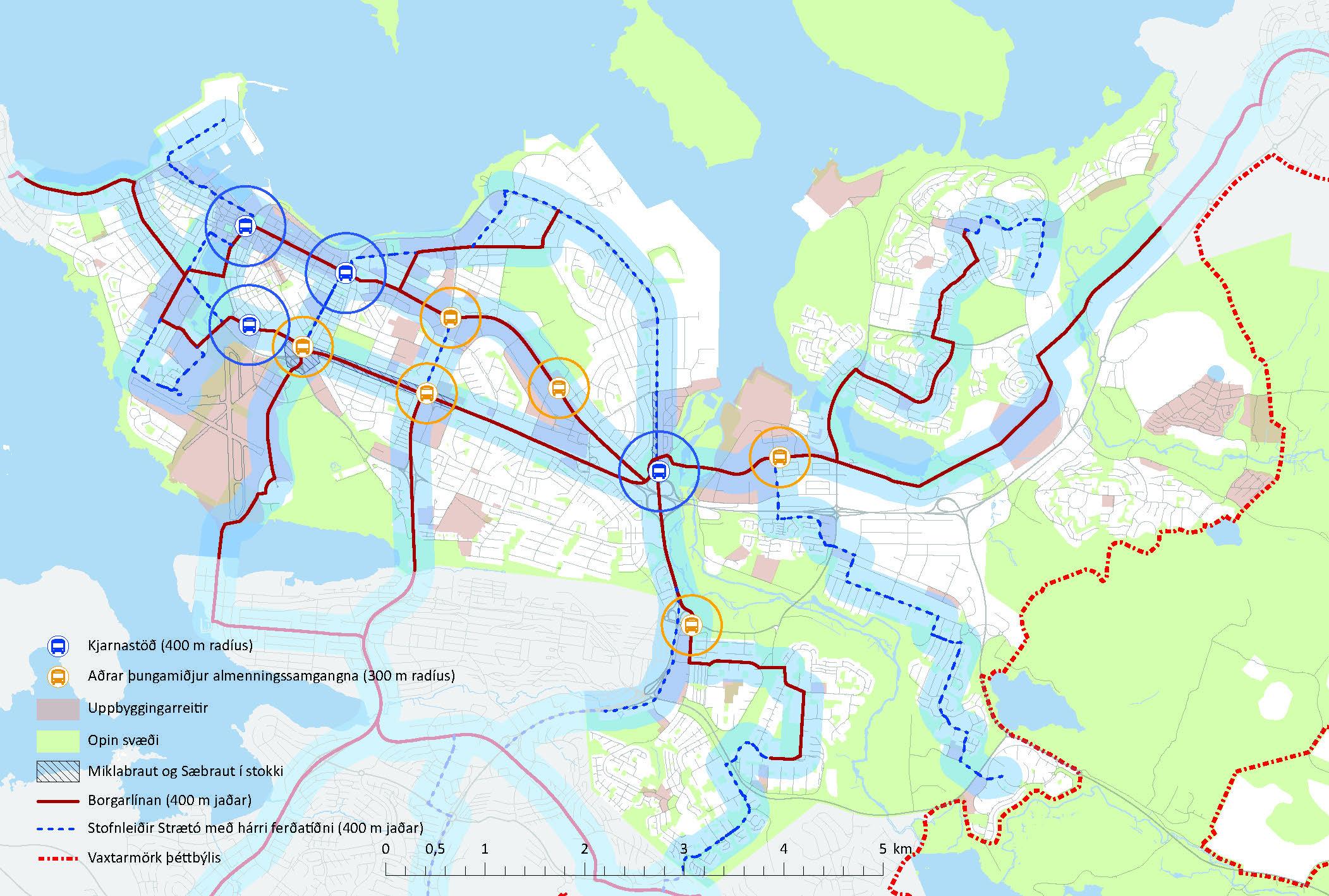 Map of CityLine development.