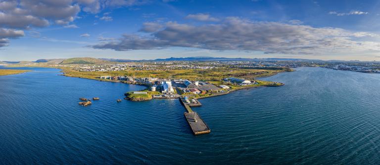 Gufunes hefur tekið miklum breytingum. Ljósmyndina tók Ragnar Th. í byrjun október. 