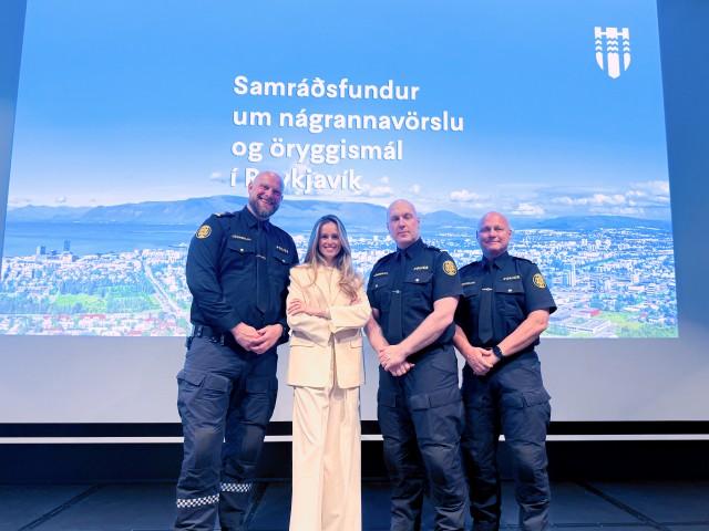 At the city safety meeting
