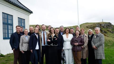 Nýr borgarstjórnarmeirihluti í Viðey