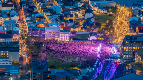 Frá tónleikum á Arnarhóli á Menningarnótt 2026