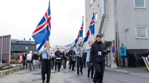 Skrúðganga á Sjómannadaginn