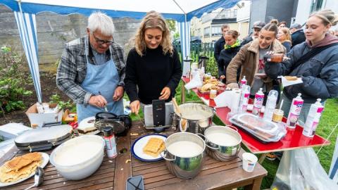 Waffle café on Culture Night 2025